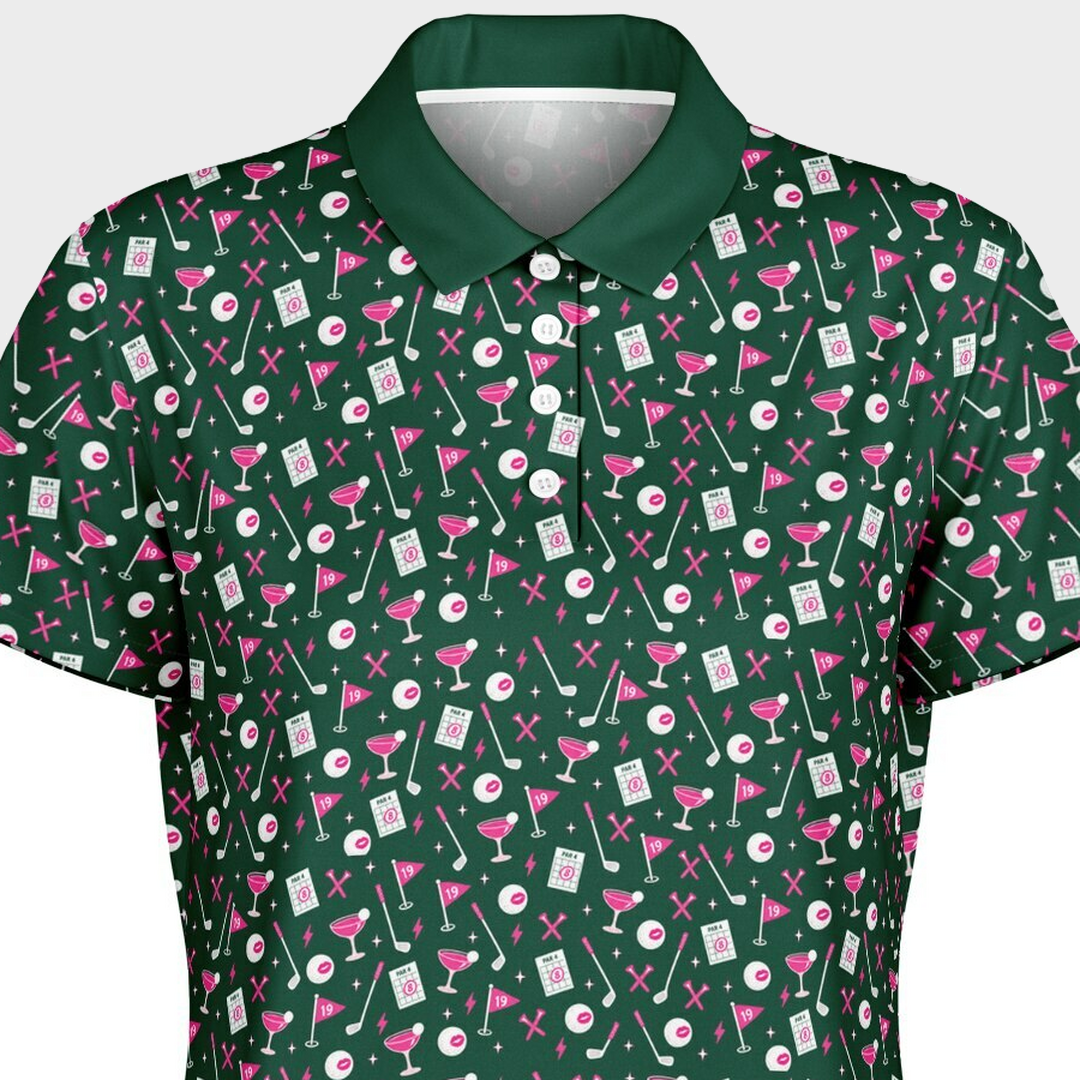 The Kiss My Putt Polo
