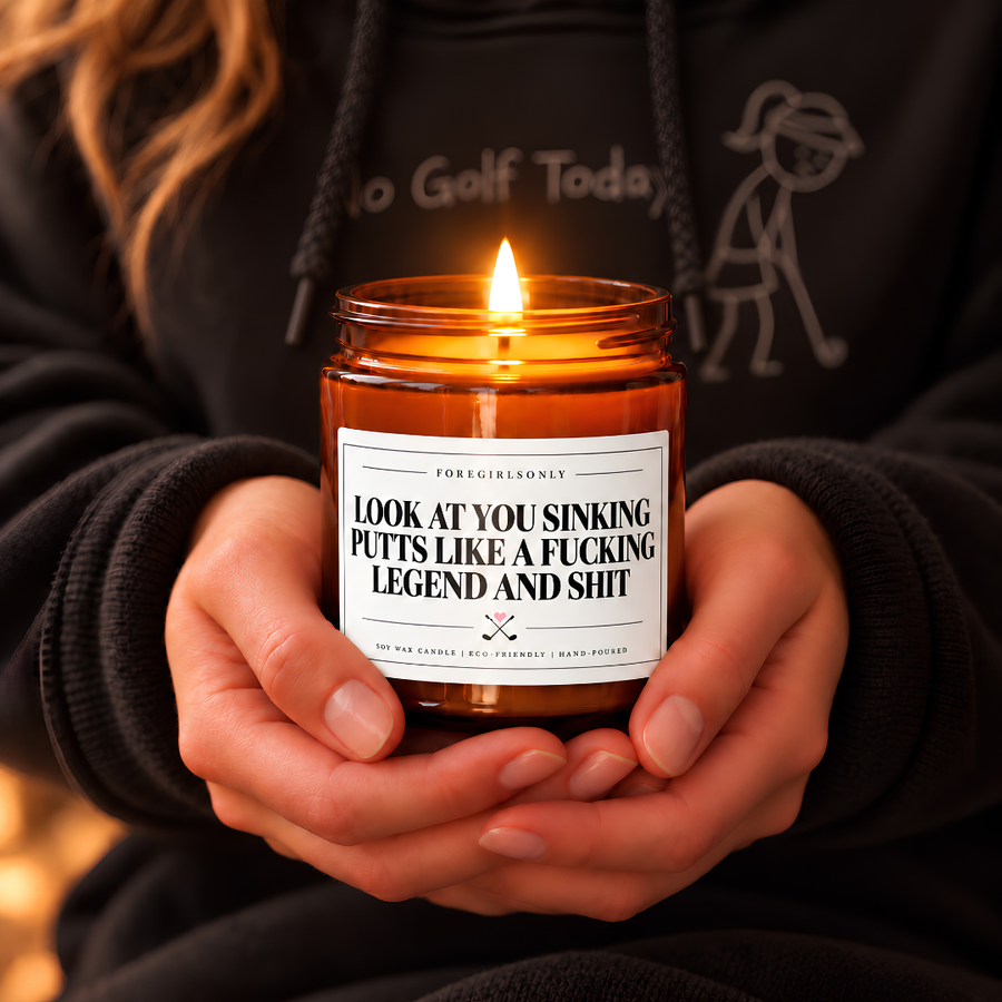Looking At You Sinking Putts... Soy Candle